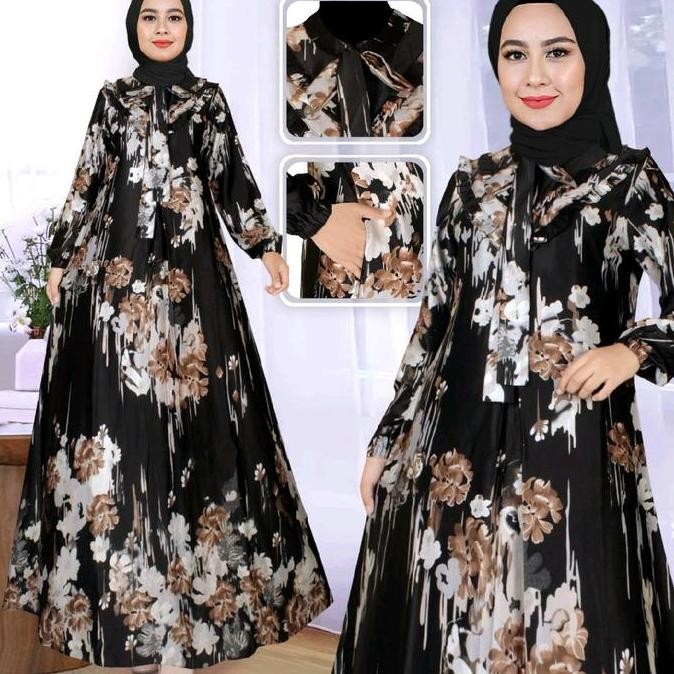 RANIA DRESS GAMIS MUSLIM SILK