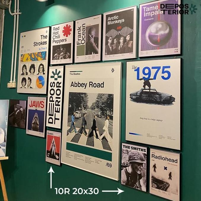 Poster Frame The Stone Roses Cover Album Frameblock