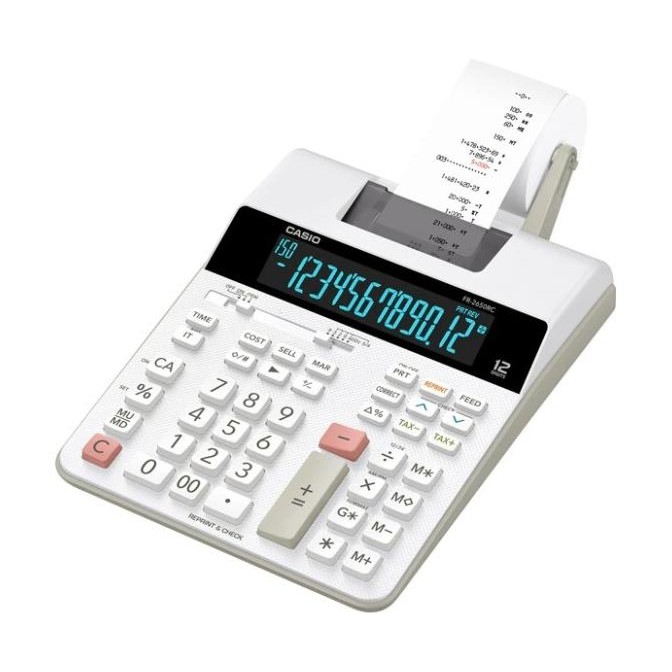 

restock Kalkulator Kasir Printing CASIO FR-2650RC Print Calculator 2650 RC