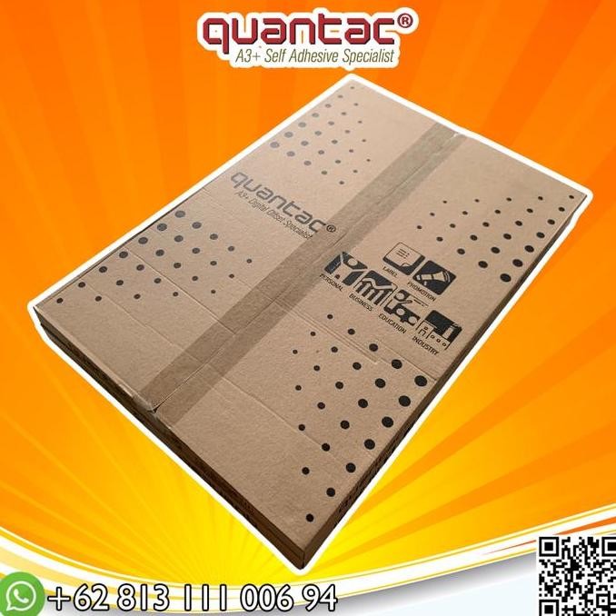 

ready !!! Quantac Hologram Stiker Vinyl A3+ Stiker Raimbow Quantac - Pack