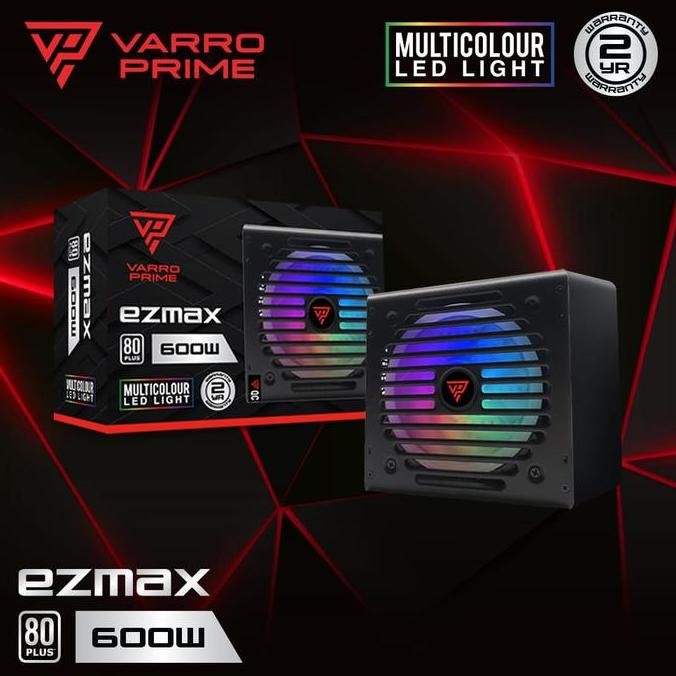 Psu Power Supply Ezmax 600W Rgb 80+