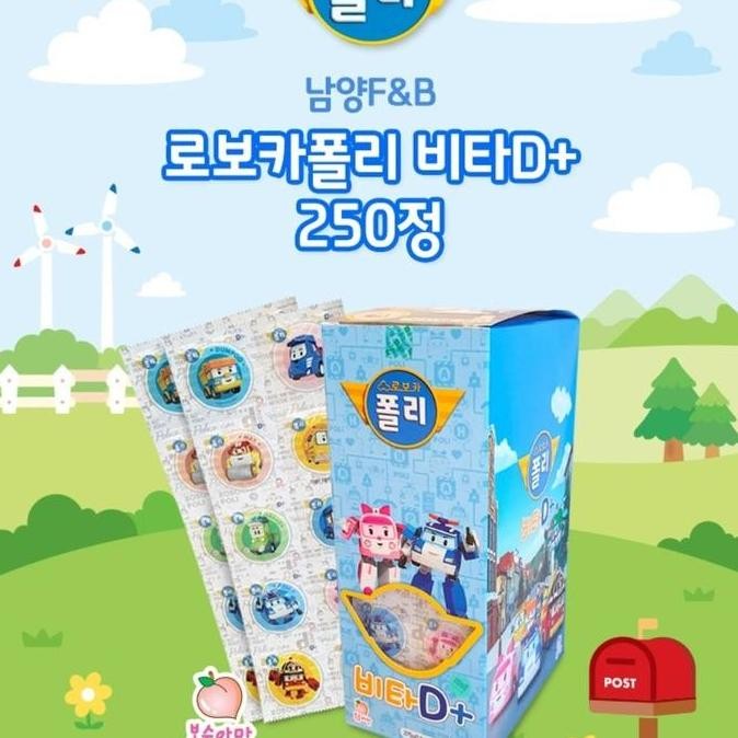 Vitamin D+ Anak Ori Korea Roboca Chewable Vitamin