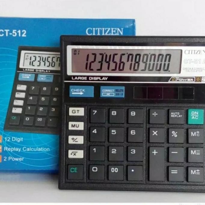 

restock kalkulator/calculator 12 digit citizen ct-512