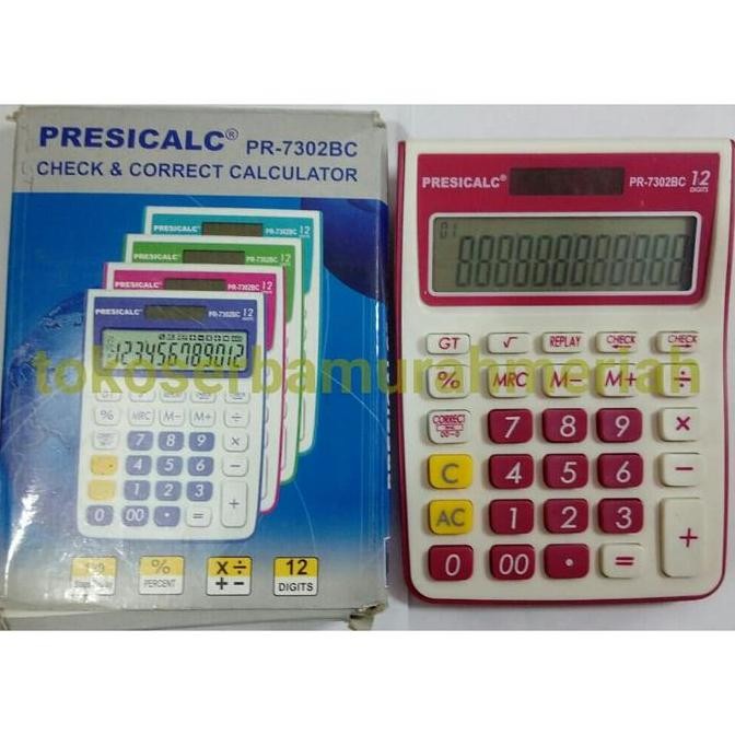 

restock CALCULATOR KALKULATOR PRESICALC PR-7302BC/ BUKAN CASIO/ BUKAN CITIZEN
