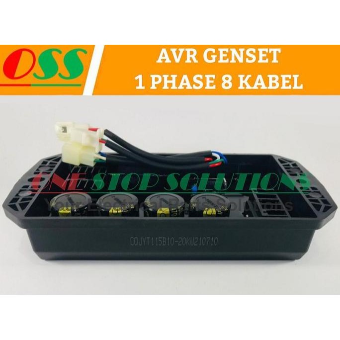 

Terlaris Avr Genset 20 Kw Cqjyt115B10-20Kw 1 Phase 8 Kabel