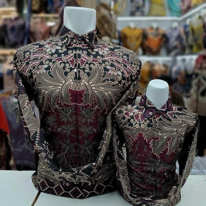 LIHAT NIH PRODUK Batik ayah dan anak bahan katun solo pakai furing terbaik//batik//batik pria//batik