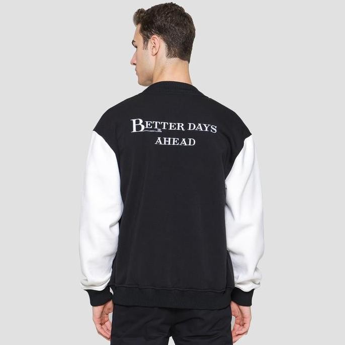 Promo Nevada Varsity With Embro Jaket Pria 121758582