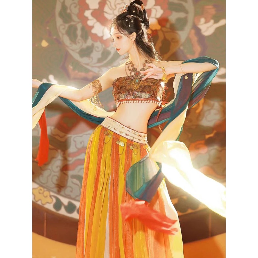 Feitian Hanfu Exotic Costume Western Region Ancient Costume