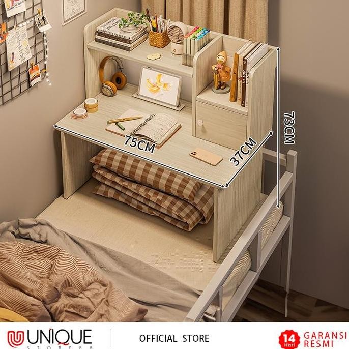 

Terlaris Meja Kamar Tidur Rak Meja Komputer Meja Malas Meja Susun Asrama Serbaguna Mini Desk Minimalis Bahan Kayu Furniture Premium Z16A2-1
