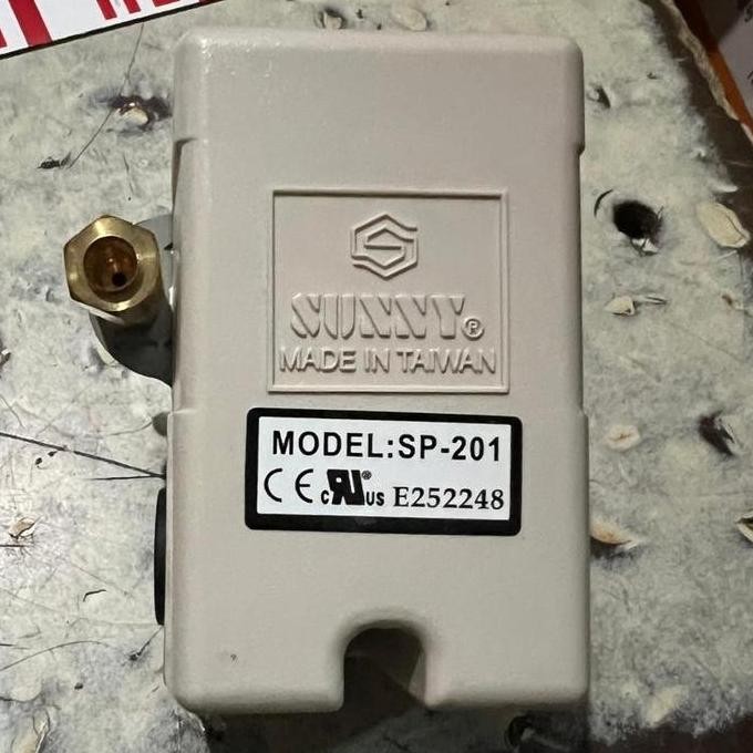 Grosir Sunny Taiwan Otomatis Swan,Puma,Shark Kompresor 1 Lubang Pressure Switch