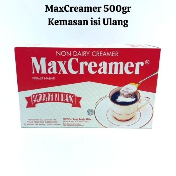 

(Expert) max creamer kemasan isi ulang 500 gr