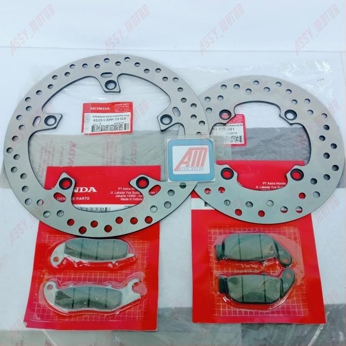Piringan Cakram Depan Belakang CB150R Led + Dispad CB 150 R New LED