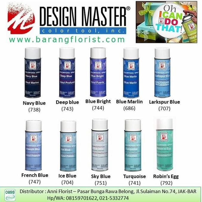 

ready Design Master Color Spray, Cat bunga, Spray bunga, prewarna bunga