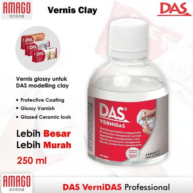 

ready Vernis untuk DAS Modelling Clay - DAS Vernidas isi 250 ml