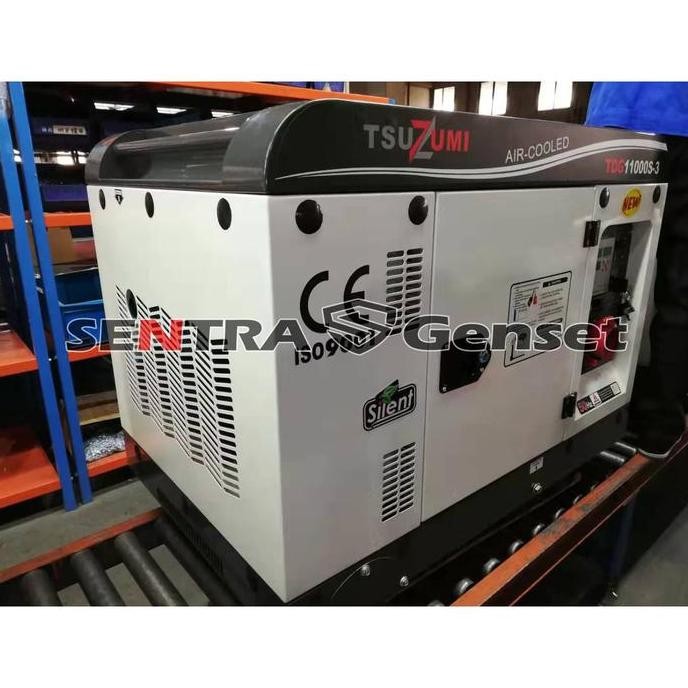 

Terlaris Genset Silent 10 Kva 3 Phase. Diesel.Panel Digital Tsuzumi Tdg 11000 S