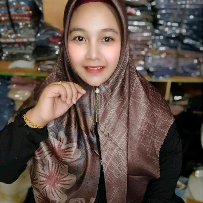 Hijab ZIPER motif LUXURY GLOWING hijab  motif