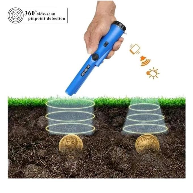 Murah Alat Detektor Emas Harta Terpendam Metal Emas Perak Deteksi Tahan Air