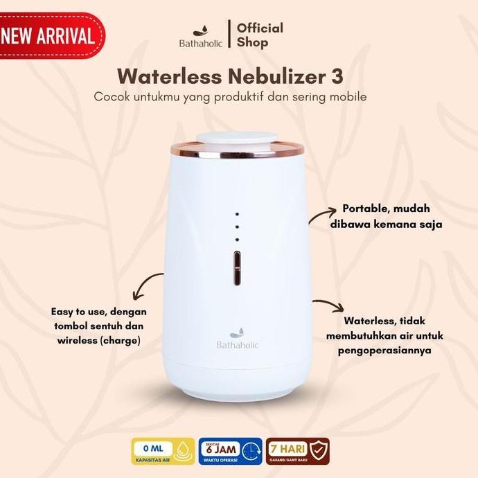 Y&T Diffuser Nebulizer 3 Waterless Portable Aromatherapy - Kapasitas 10ml Aromatherapy Essential Oil
