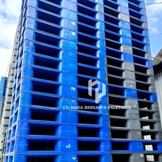 

ready palet plastik bekas 120x110x17 pallet plastik