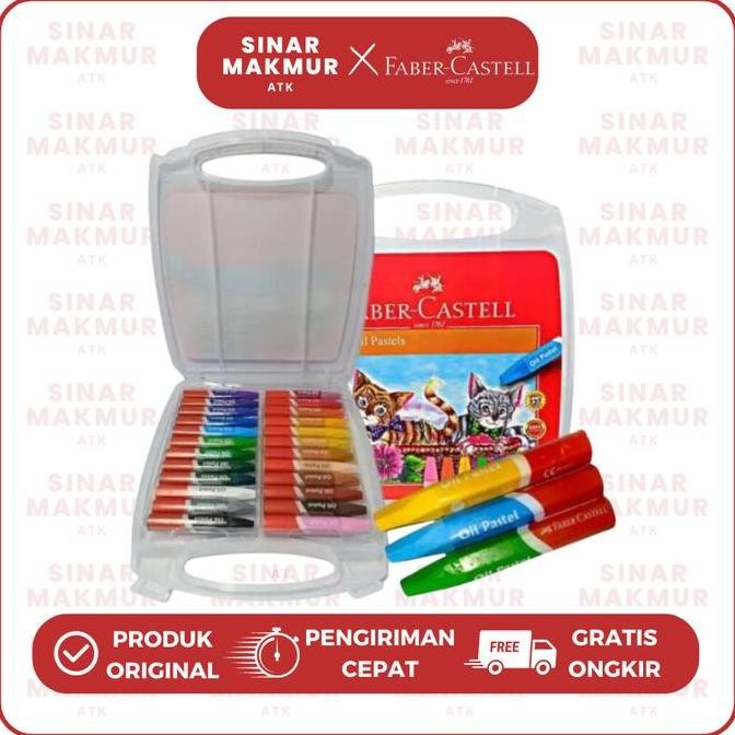 

ready Hexagonal Crayon/Oil Pastel Eco 24 Warna Faber Castell (Set)