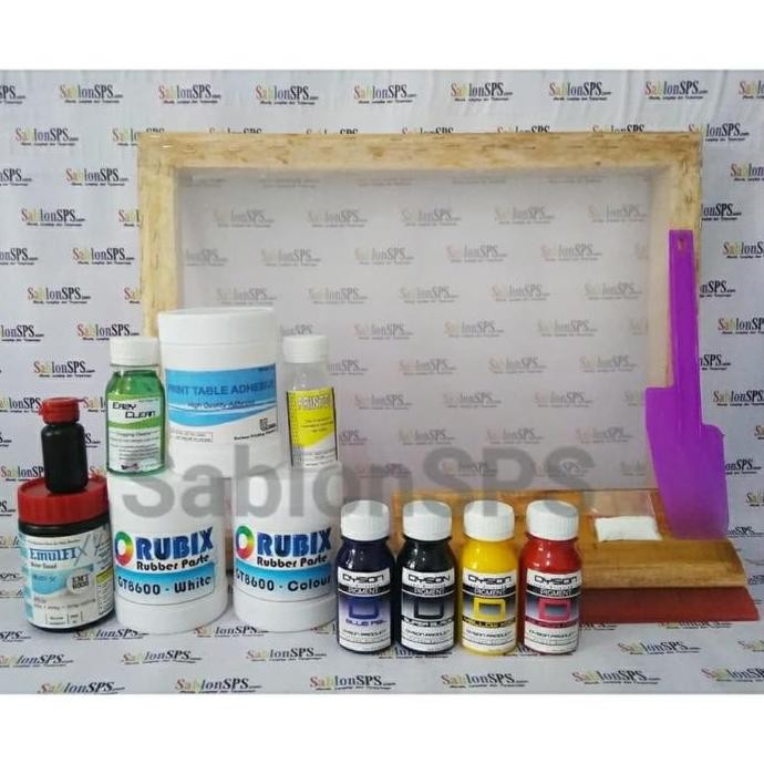 

ready PAKET SABLON PEMULA LENGKAP RUBBER THAILAND