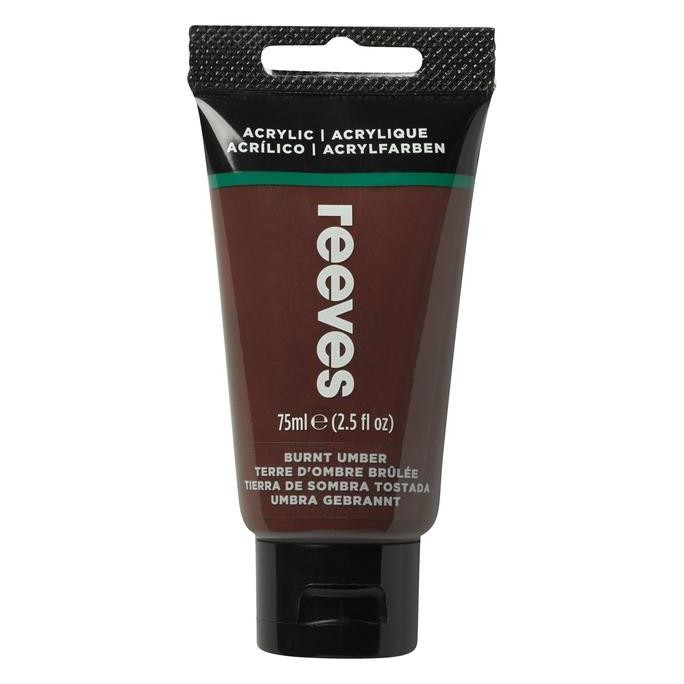 

ready REEVES ACRYLIC 75ML BURNT UMBER