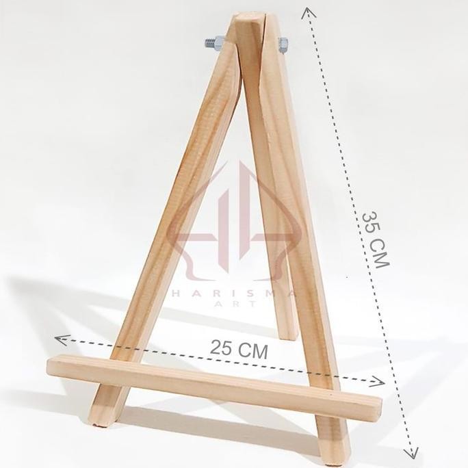 

ready Wooden Easel 25x35 cm Berkualitas