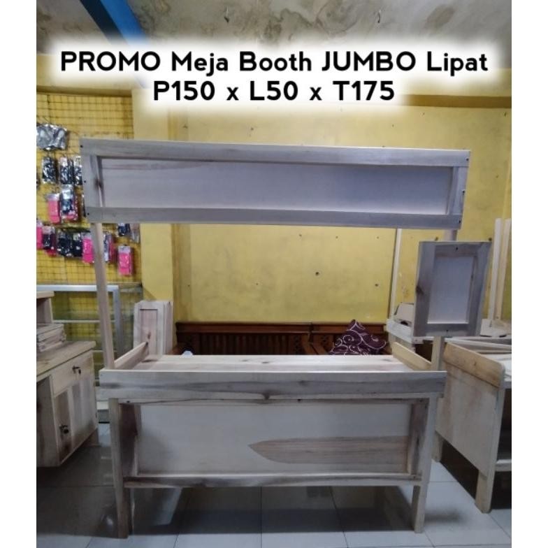 xenn promo meja jumbo portable lipat / meja booth jualan lipat p150xl50