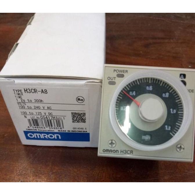 Timer relay / on delay timer omron H3CR-A8 Original DISKON