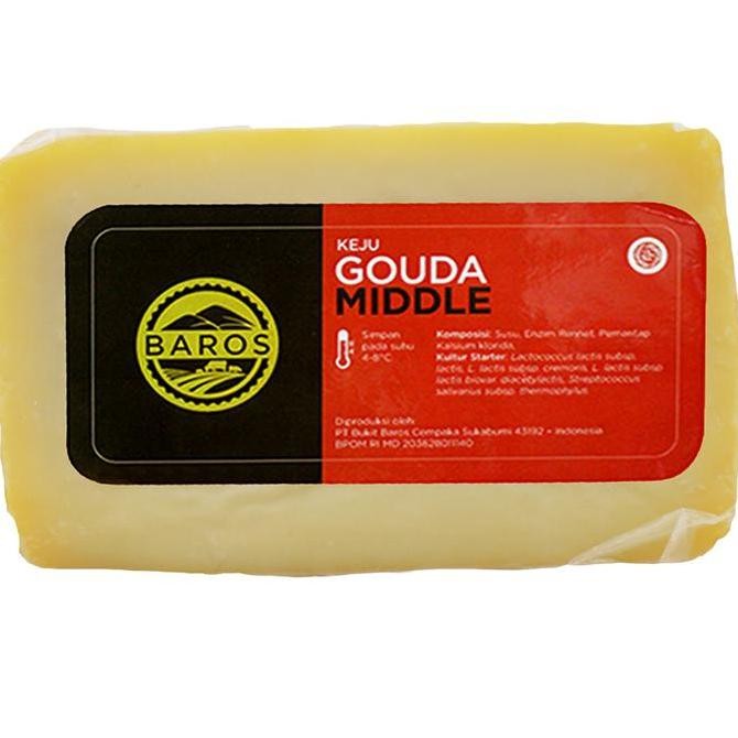 

Grosir Baros Keju Gouda Middle 250G