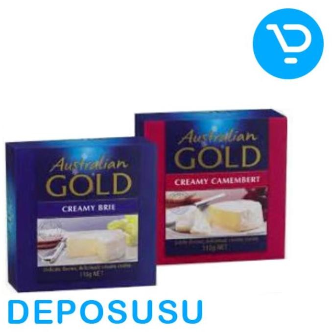 

Grosir Australian Gold Cheese Long Life Brie Camembert 115 Gr