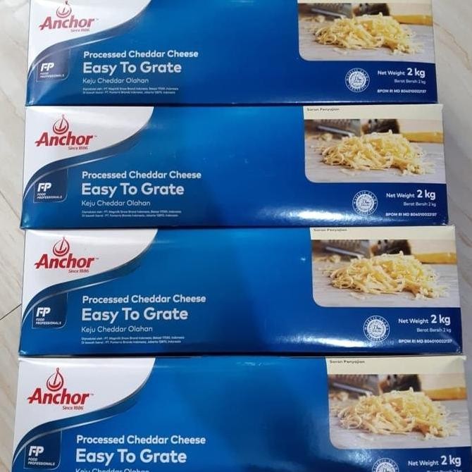 

Murah Keju Cheddar Cheese Anchor 2Kg