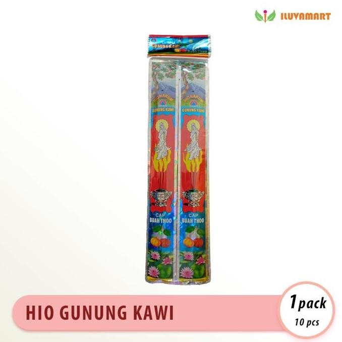 Gunung Kawi / Pack @10 Bks Dupa Cap Buah Thoo Joss Stick Hitam [Grosir