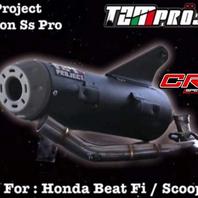 Termurah Knalpot STD Non SS Pro TZM Project Non FullPack Scoopy Beat