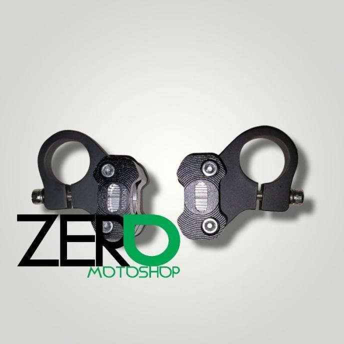 Bracket dan Raiser Stang Lebar PNP Kawasaki Ninja 250 RR FI