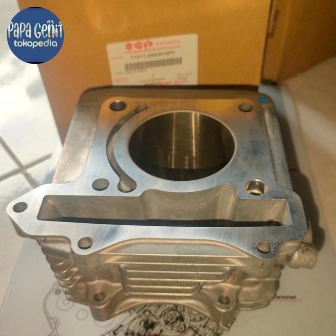 block seher cylinder satria fu 150 karburator ori nos joss