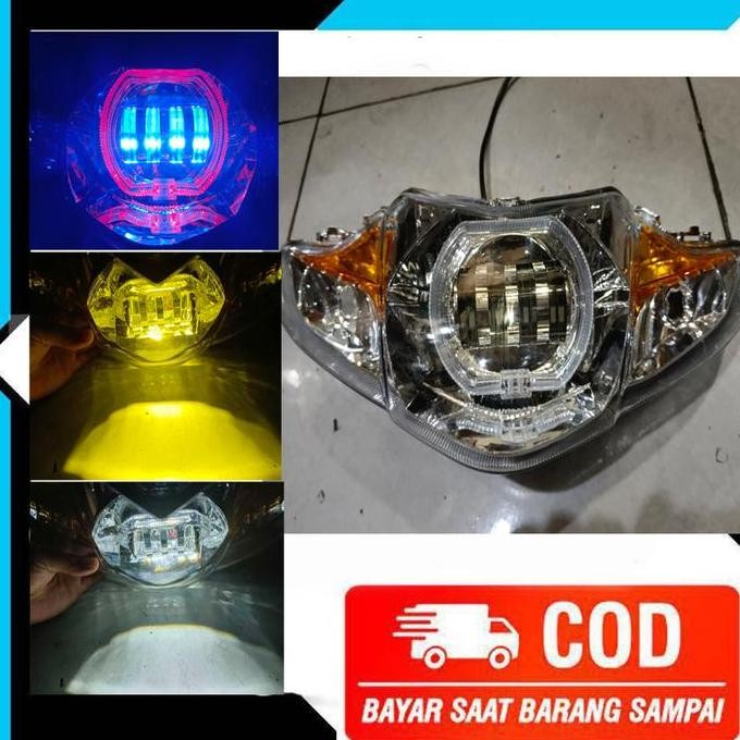 Lampu Depan Biled Daymaker Revo ABS Absolute Paket Lengkap