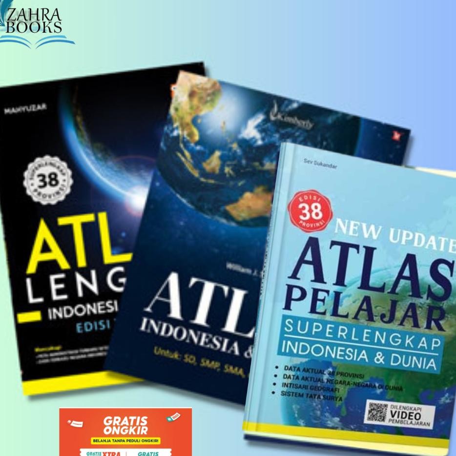 Atlas Pelajar Lengkap Indonesia Dunia Atlas Indonesia Dunia Edisi