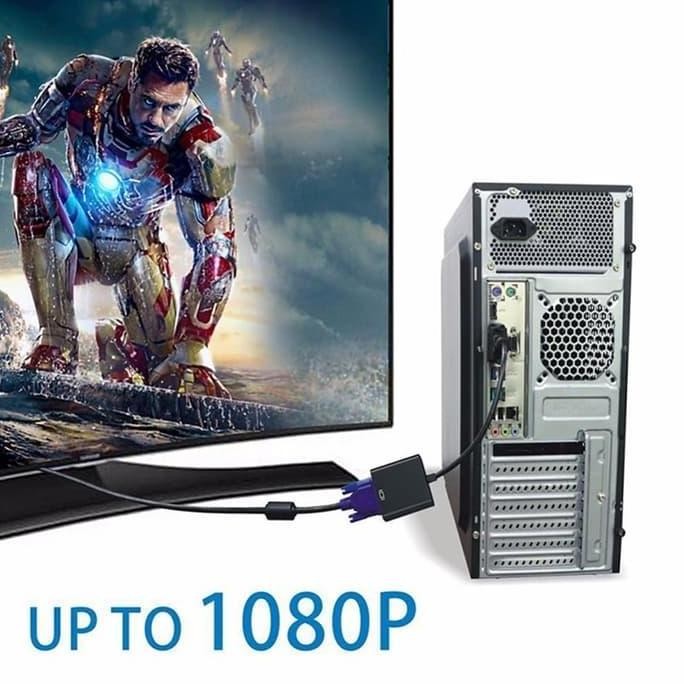 Active Converter DVI D 24+1 to VGA Dual Monitor Digital Analog Adapter