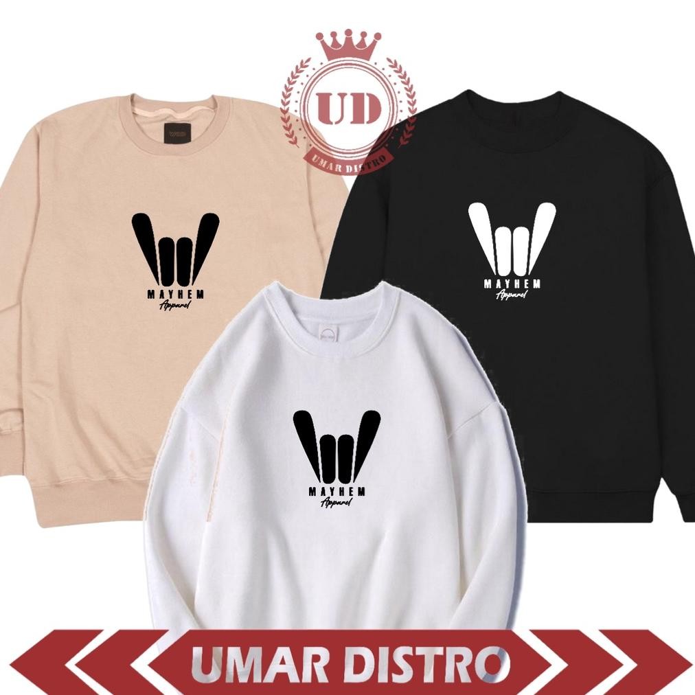 Promo Crewneck Mayhem Caldera Unisex Bali Premium Terbaik