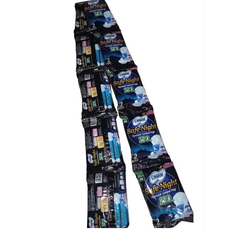 charm night 29cm 2 Pad renceng . charm safe night 29 cm renceng SV9