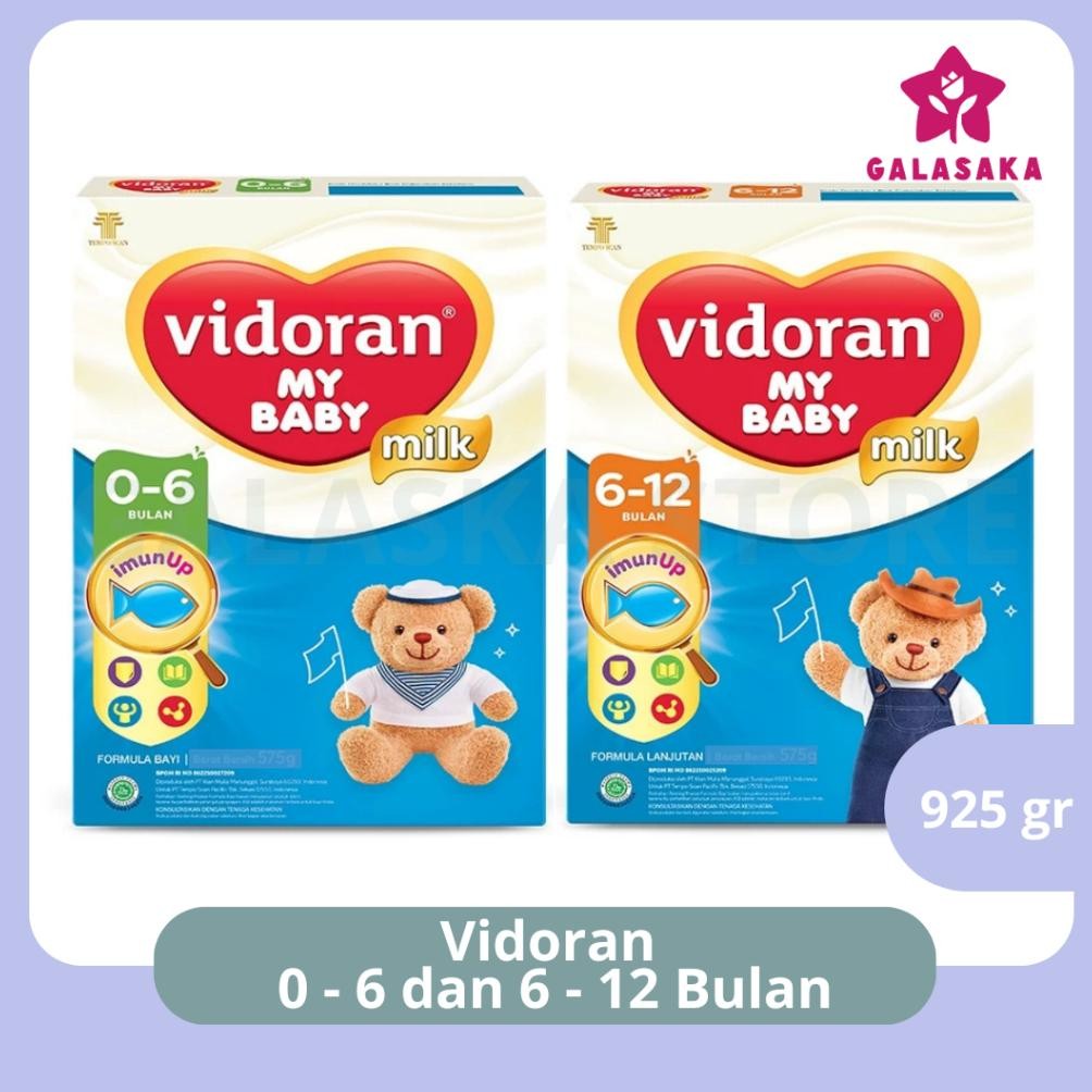 Vidoran 0-6 Bulan 6-12 Bulan 925 Gr Susu Formula Bayi AST
