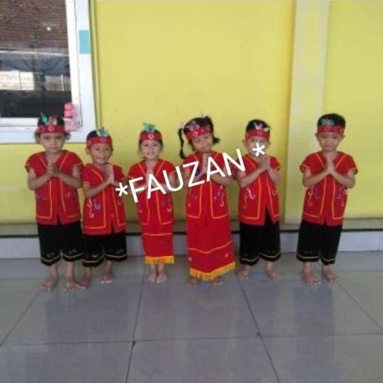 Baju dayak anak // pakaian dayak adat kalimantan