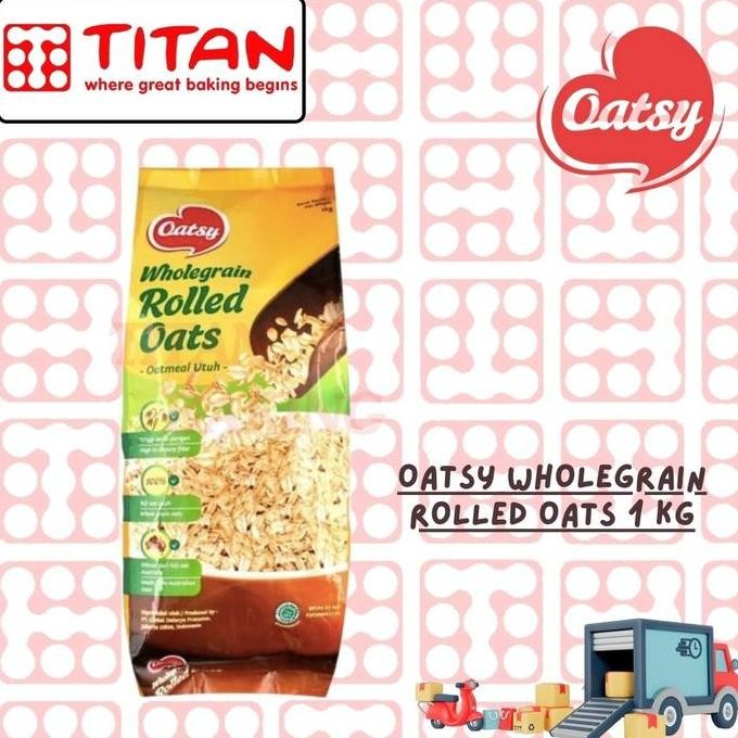 

Oatsy Wholegrain Rolled Oats Ukuran 1 Kg Terlaris
