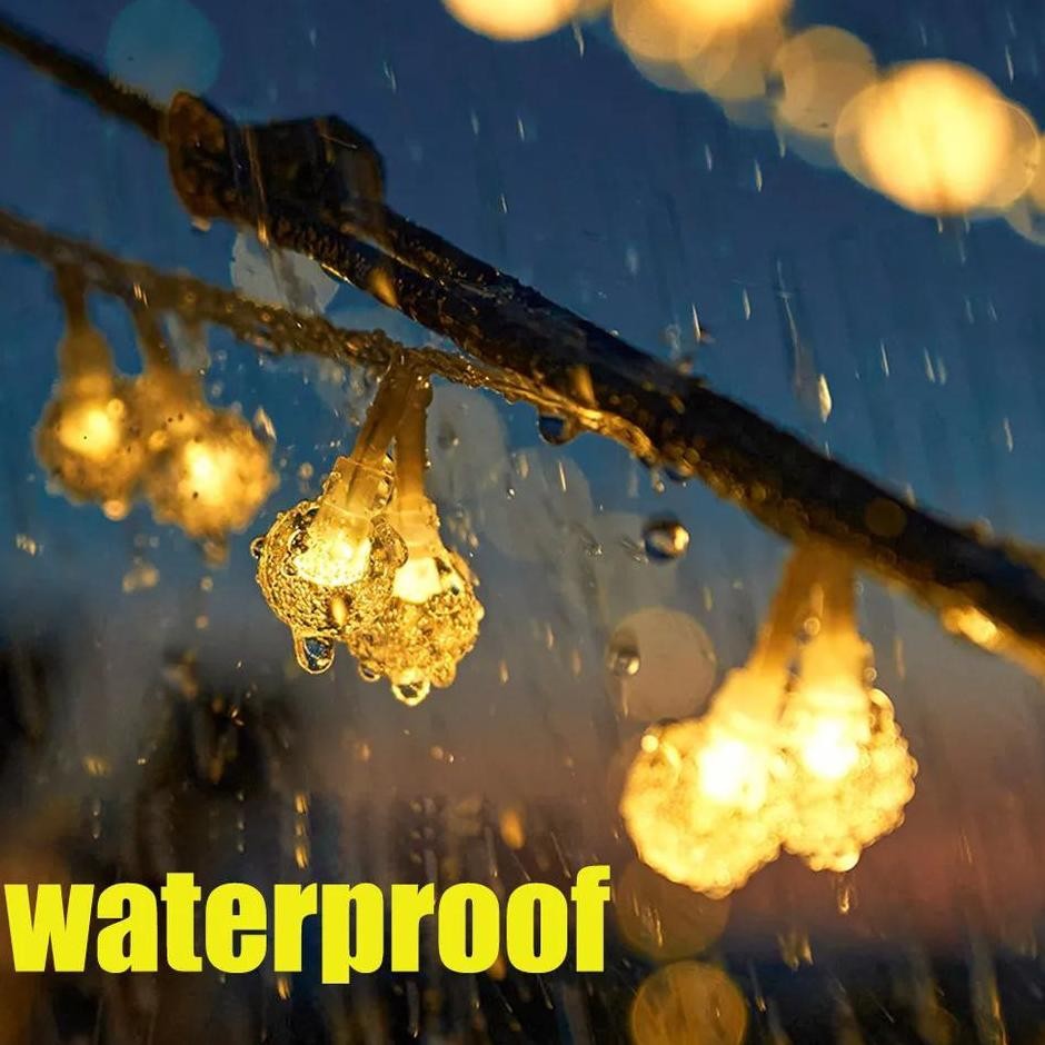 lampu tumbler lampu tumblr 10 meter 100 led kelap kelip Bola Anggur lampu hias natal/ lampu bola poh