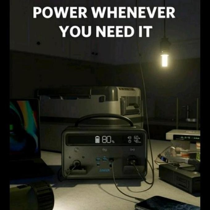 Anker Powerstation Powerhouse Ii 400 Black - A1730 Terbaru