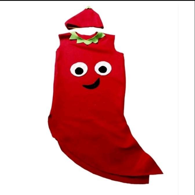 Kostum Karnaval Buah Cabai Kostum Bunga