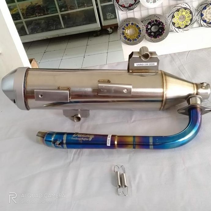 KNALPOT RACING TSUKI MEREK DAENG BUAT HONDA VARIO 150 , 2016