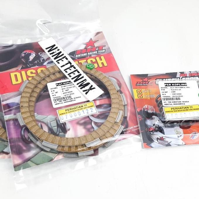 PAKETAN PERKOPLING BRT DAN KAMPAS KOPLING BRT KLX CRF 150 L