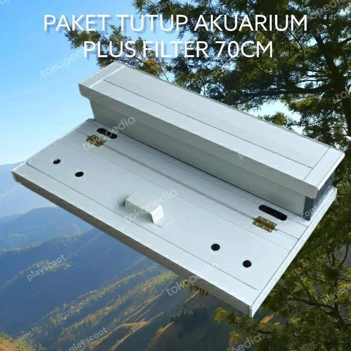 Paket Filter Talang + Tutup Filter Talang + Tutup Aquarium 70 Cm